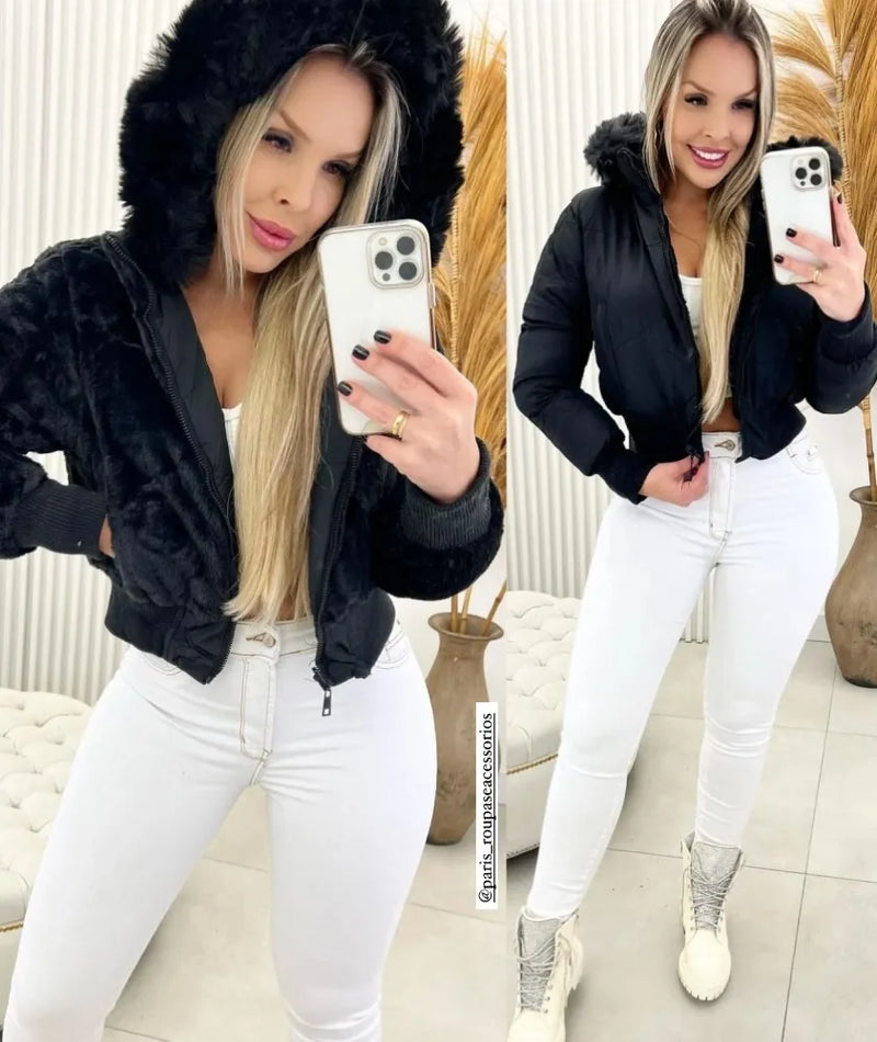 Jaqueta Dupla Face Eloisa (Coleção Inverno 2023)