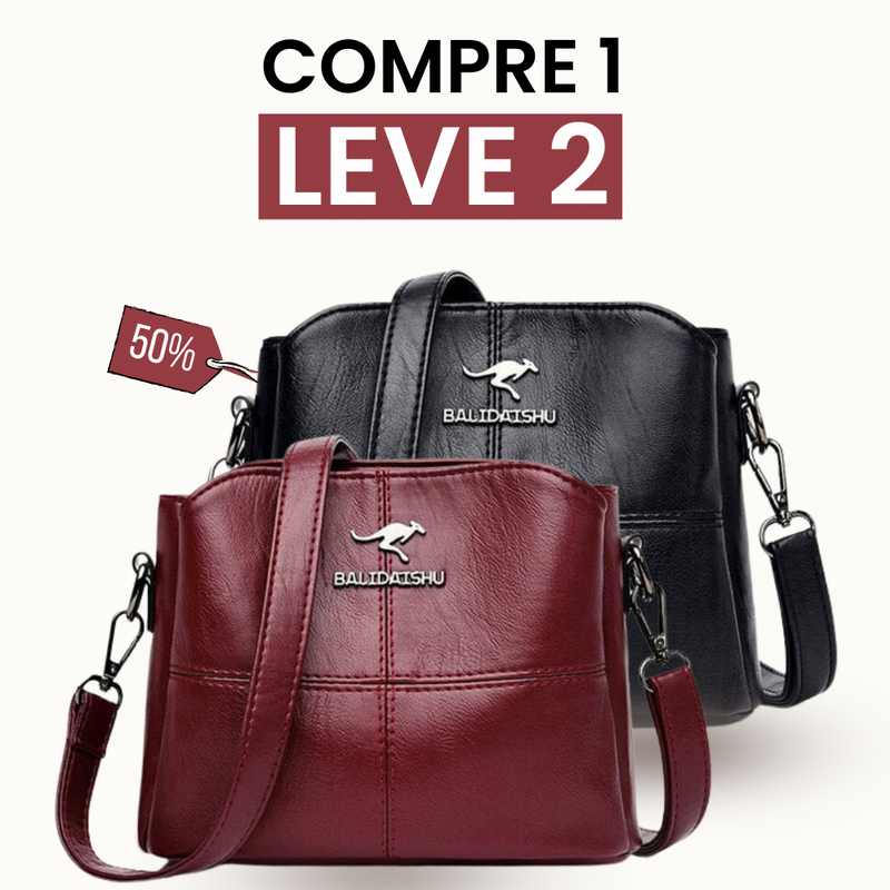 PROMOÇÃO: COMPRE 1 E LEVE 2 | Bolsa Feminina de Couro Talli®