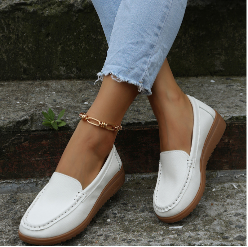 Mocassim Ortopédico de Couro Genuíno Elegant