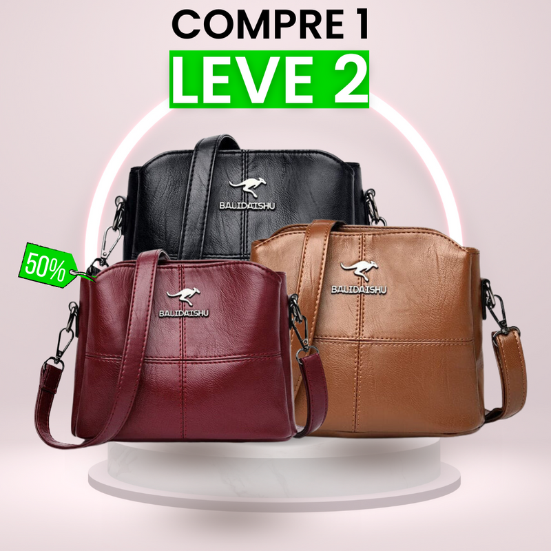 PROMOÇÃO: COMPRE 1 E LEVE 2 | Bolsa Feminina de Couro Talli®