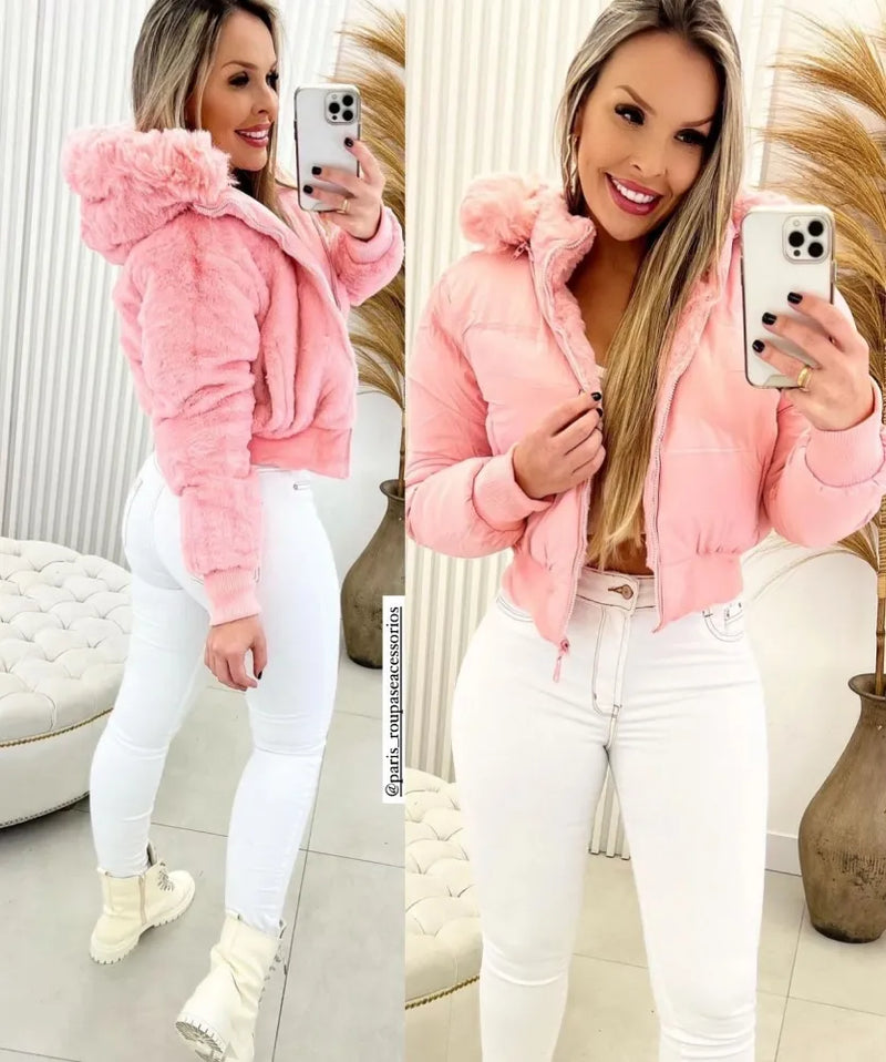 Jaqueta Dupla Face Eloisa (Coleção Inverno 2023)