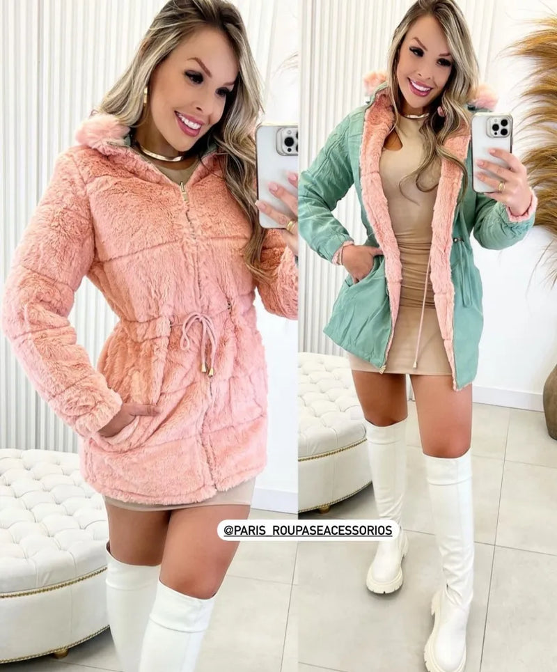 Parka Dupla Face Mila (Coleção Inverno 2023)