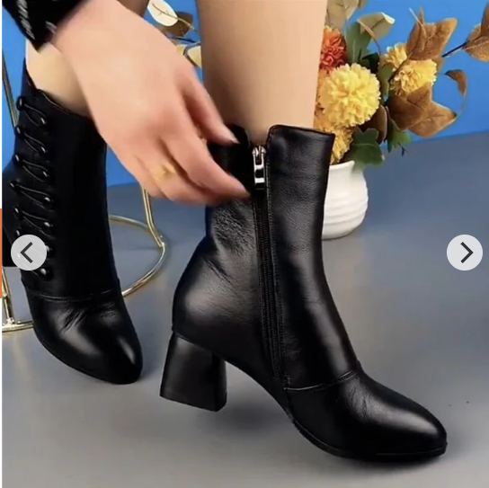 [PAGUE 1 LEVE 2] Bota Couro Italiana - FacilitaBoot™