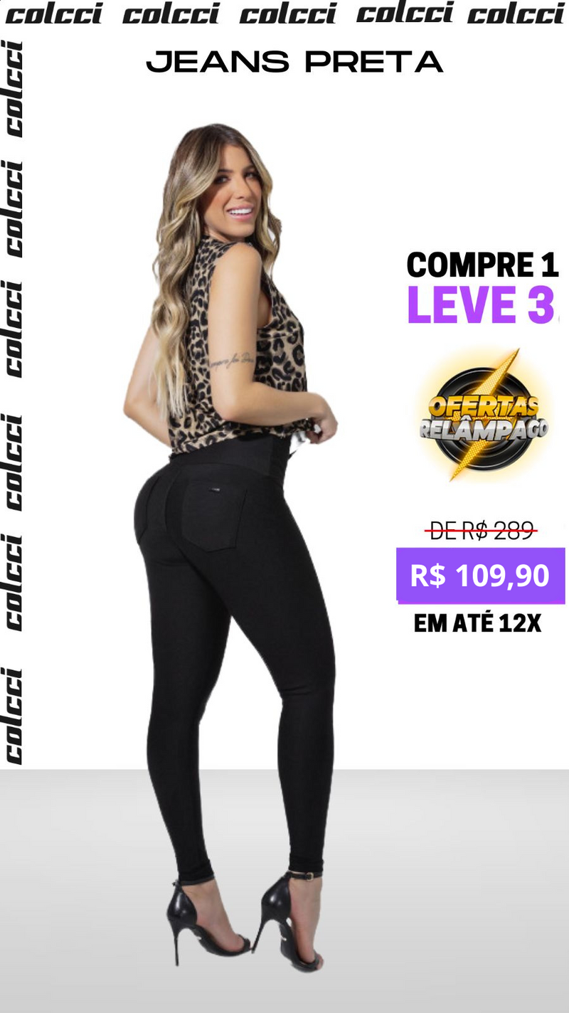 [PREÇO DE ATACADO] CALÇA JEANS LIPOJEANS COLCCI - COMPRE 1 LEVE 3