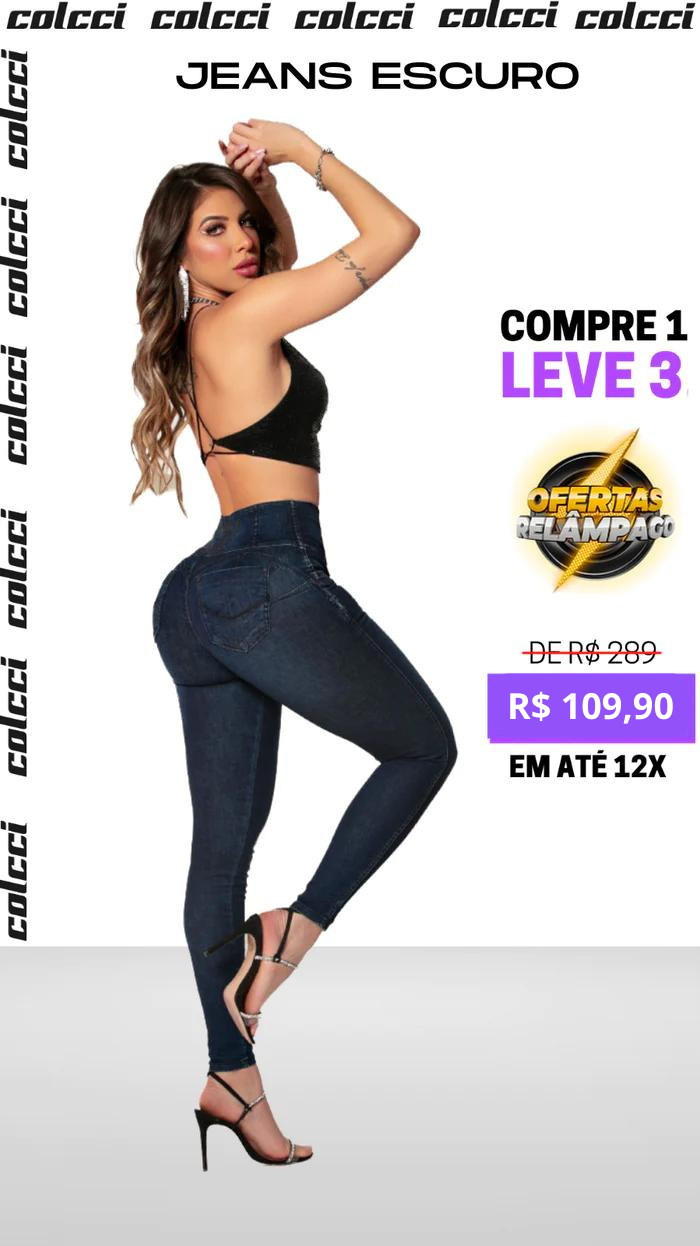 [PREÇO DE ATACADO] CALÇA JEANS LIPOJEANS COLCCI - COMPRE 1 LEVE 3