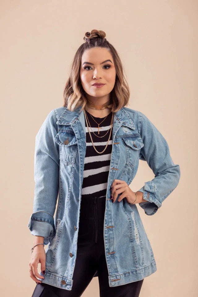 Max Jaqueta Jeans (Coleção Inverno 2023)