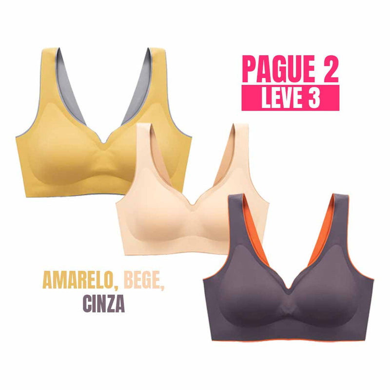 Sutiã Laser Cutting - Efeito silicone